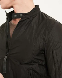 Outlet Replay Blouson Motard Nylon noir