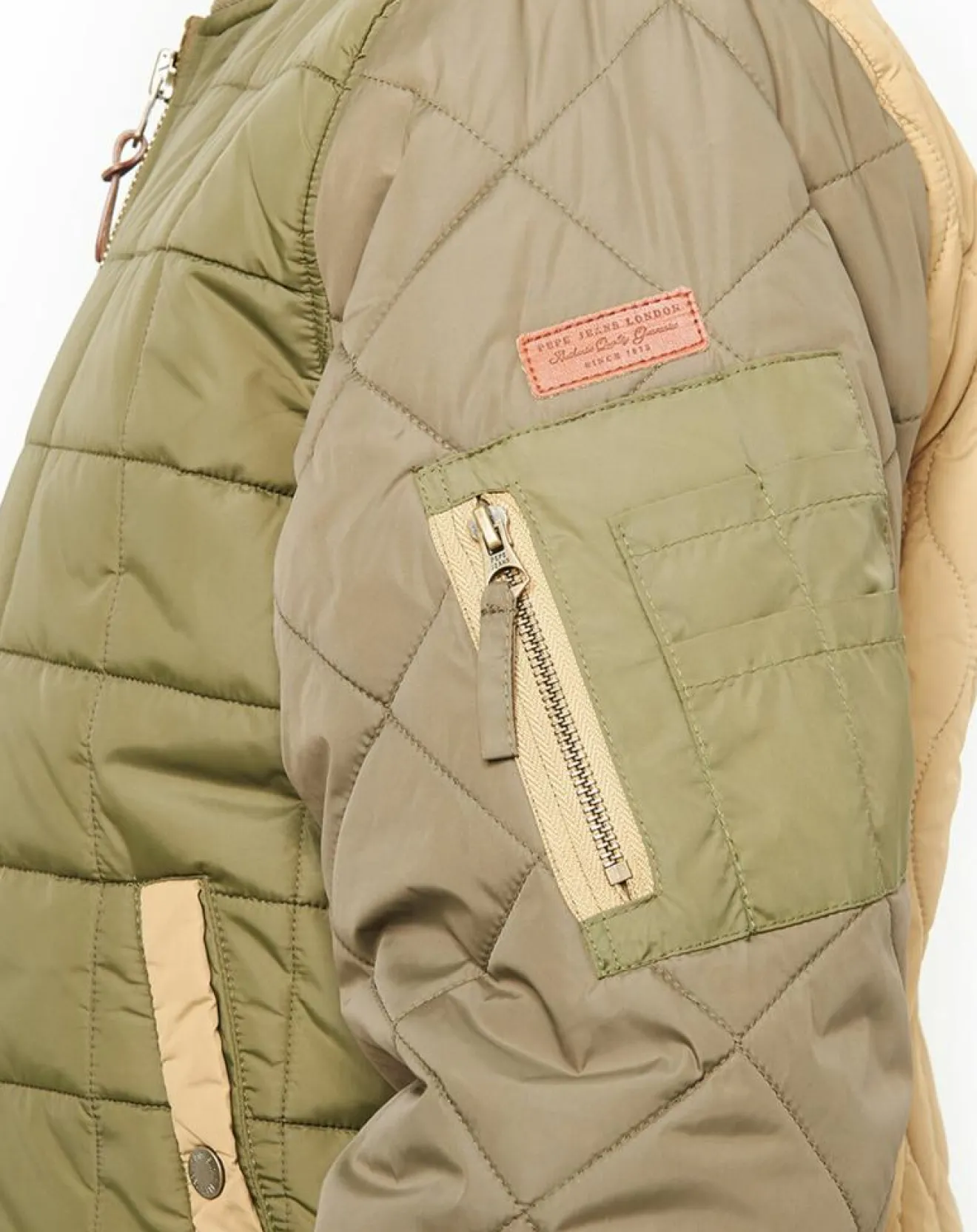 Homme Pepe Jeans Blouson Nauru Bombers kaki