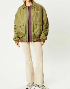 New BDG by Urban Outfitters Blouson Padded Varsity kaki