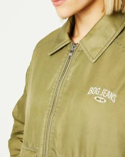 New BDG by Urban Outfitters Blouson Padded Varsity kaki