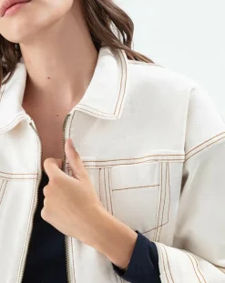 Femme Indies Blouson Penelope naturel/terracotta