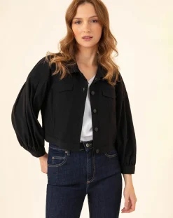 Femme Indies Blouson Promesse noir