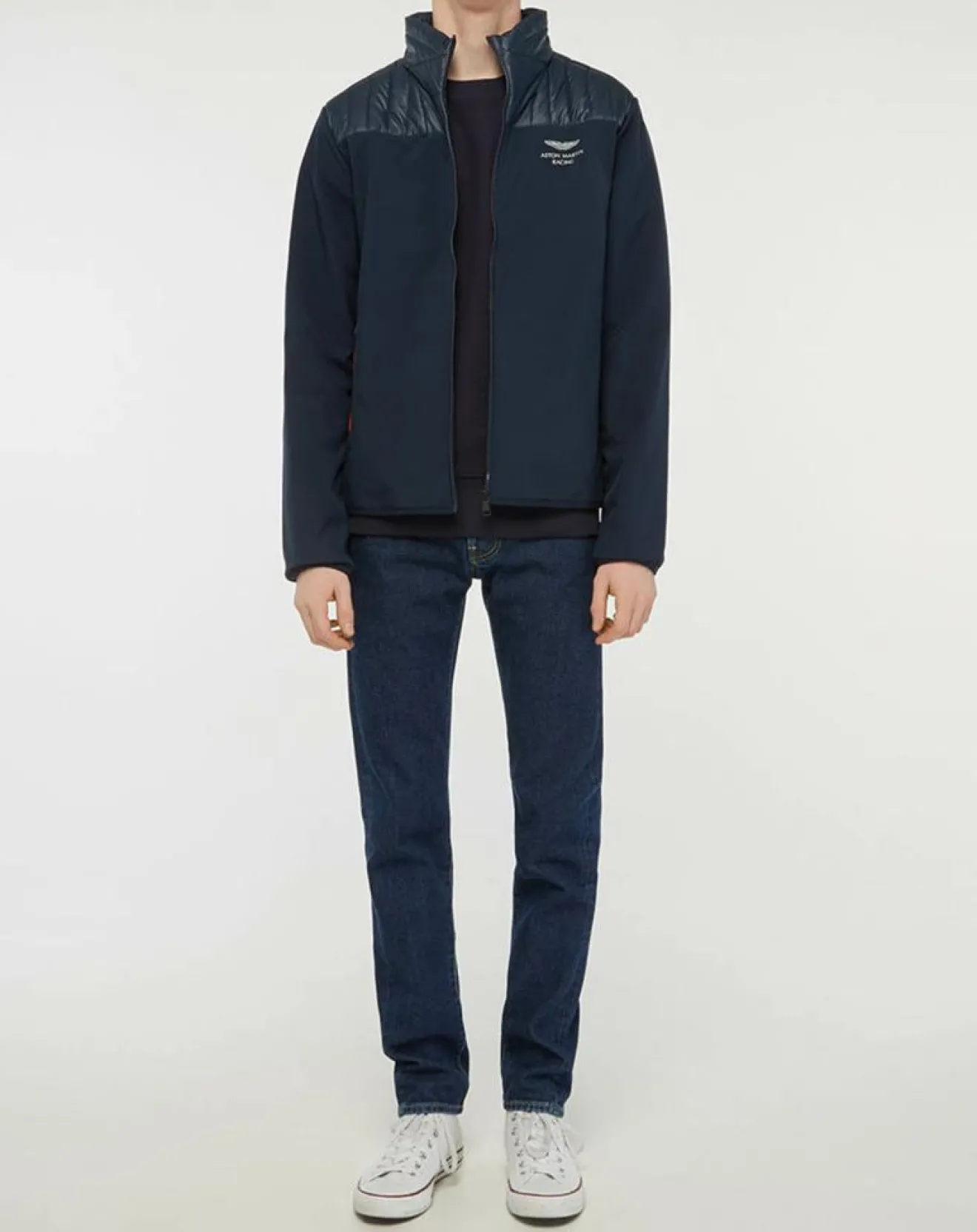 Discount Hackett London Blouson Soft Shell Aston Martin Racing bleu marine