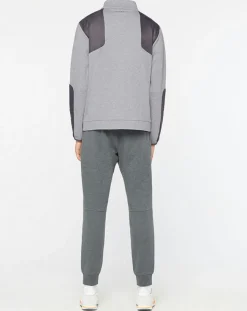 Homme Hackett London Blouson Sweat Hybride Aston Martin Racing gris