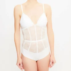 Femme La Perla Body triangle coques Elements blanc