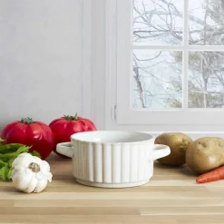 Sale Home Deco Factory Bol à soupe vlora beige - 13.5x7x13.5 cm