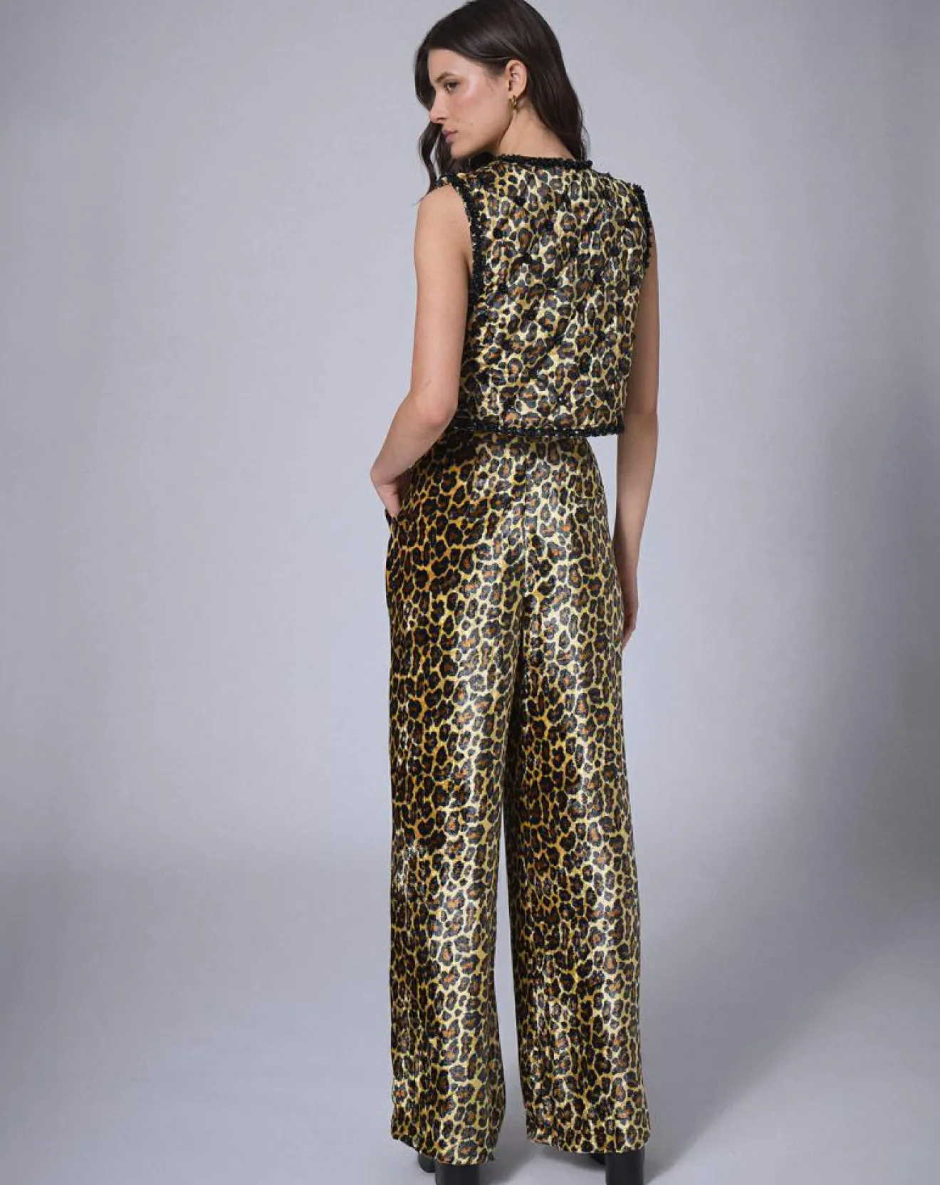 Discount Manoush Boléro en Velours Panther unique