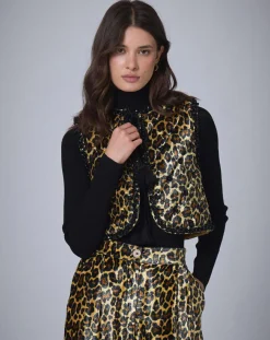 Discount Manoush Boléro en Velours Panther unique