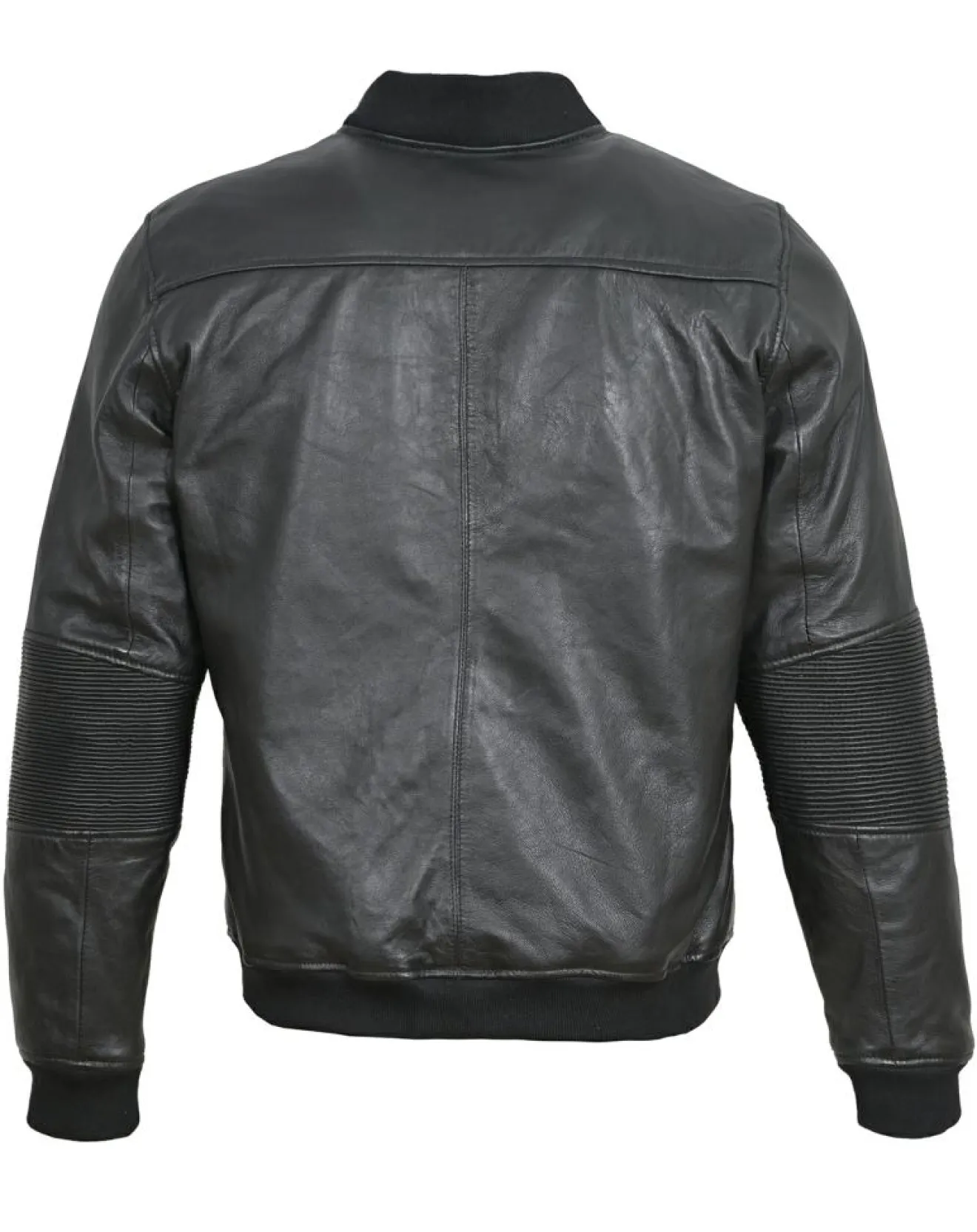 Online Blue Wellford Bombers en Cuir Blois noir