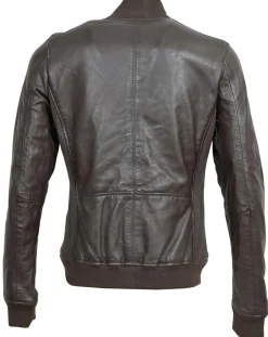 Online Blue Wellford Bombers en Cuir Byfan marron