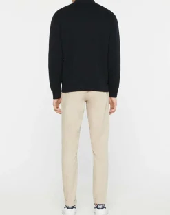 Homme Hackett London Bombers en nylon & maille bleu nuit