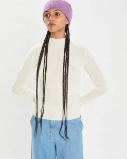 New Cashmere Tribu Bonnet 100% Cachemire maille perle Bonny orchidée