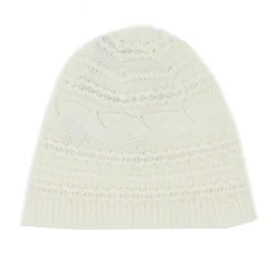 Femme Lauren Vidal Bonnet en Laine & Cachemire Slow crème