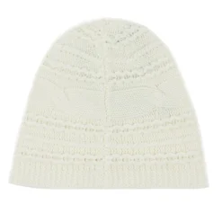 Femme Lauren Vidal Bonnet en Laine & Cachemire Slow crème