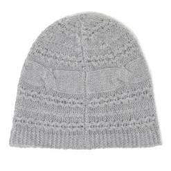 New Lauren Vidal Bonnet en Laine & Cachemire Slow gris