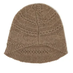 Femme Lauren Vidal Bonnet en Laine & Cachemire Slow camel