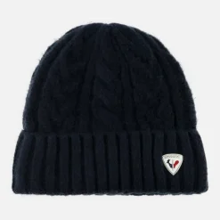 Femme Rossignol Bonnet en Laine mélangée Naya bleu marine