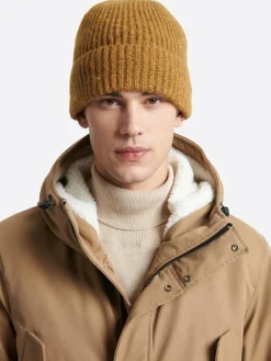 Devred Bonnet faux-uni jaune moutarde