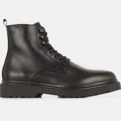 Homme Comptoir GL Boots à lacets semelle épaisse noires