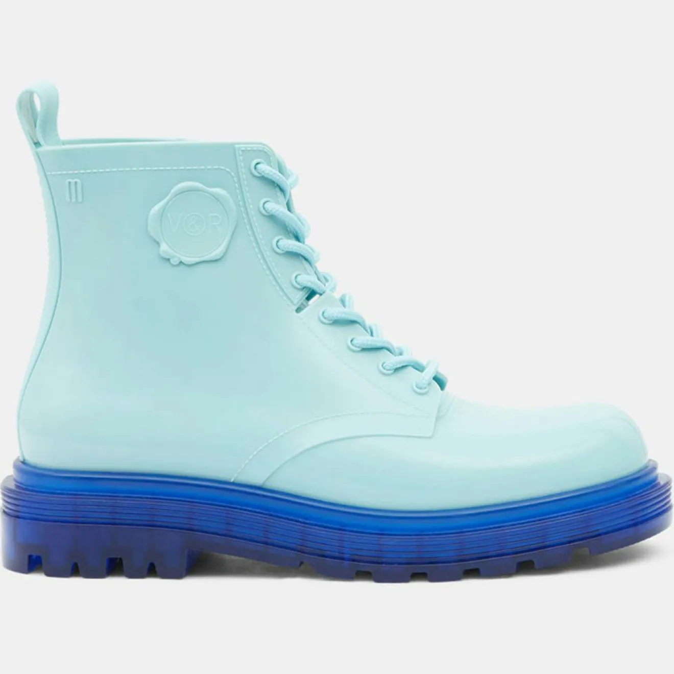 Clearance Melissa Boots Coturno Viktor & Rolf bleues