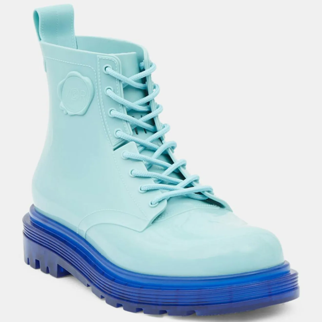 Clearance Melissa Boots Coturno Viktor & Rolf bleues