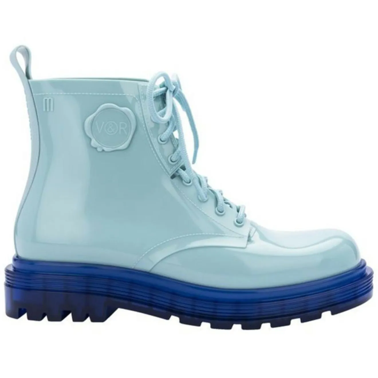 Clearance Melissa Boots Coturno Viktor & Rolf bleues