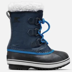 Enfant Sorel Boots de Neige Fourrées Yoot Pac bleues