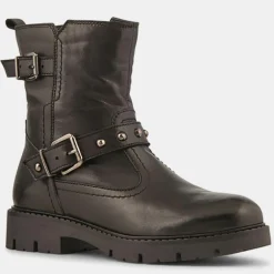Sale Minelli Boots en Cuir Ben noires
