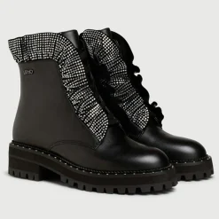 Online Liu-Jo Boots en Cuir Calfo noires