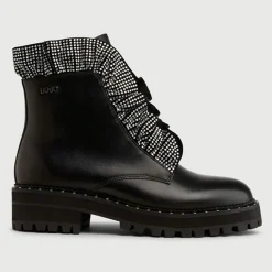 Online Liu-Jo Boots en Cuir Calfo noires