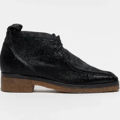 Discount Mari Giudicelli Boots en Cuir Clark noires