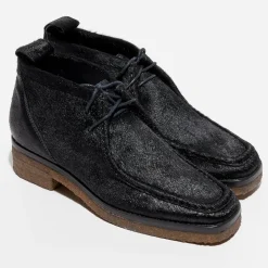 Discount Mari Giudicelli Boots en Cuir Clark noires