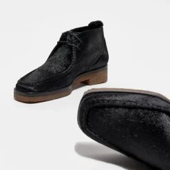 Discount Mari Giudicelli Boots en Cuir Clark noires