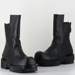 Femme SDM Boots en Cuir gura noires