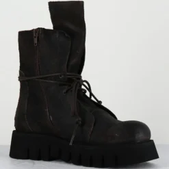 Sale Garrice Lab Boots en Cuir hoto moka