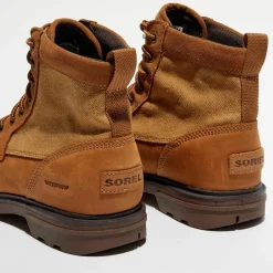Hot Sorel Boots en Cuir imperméables Carson™Moc marron