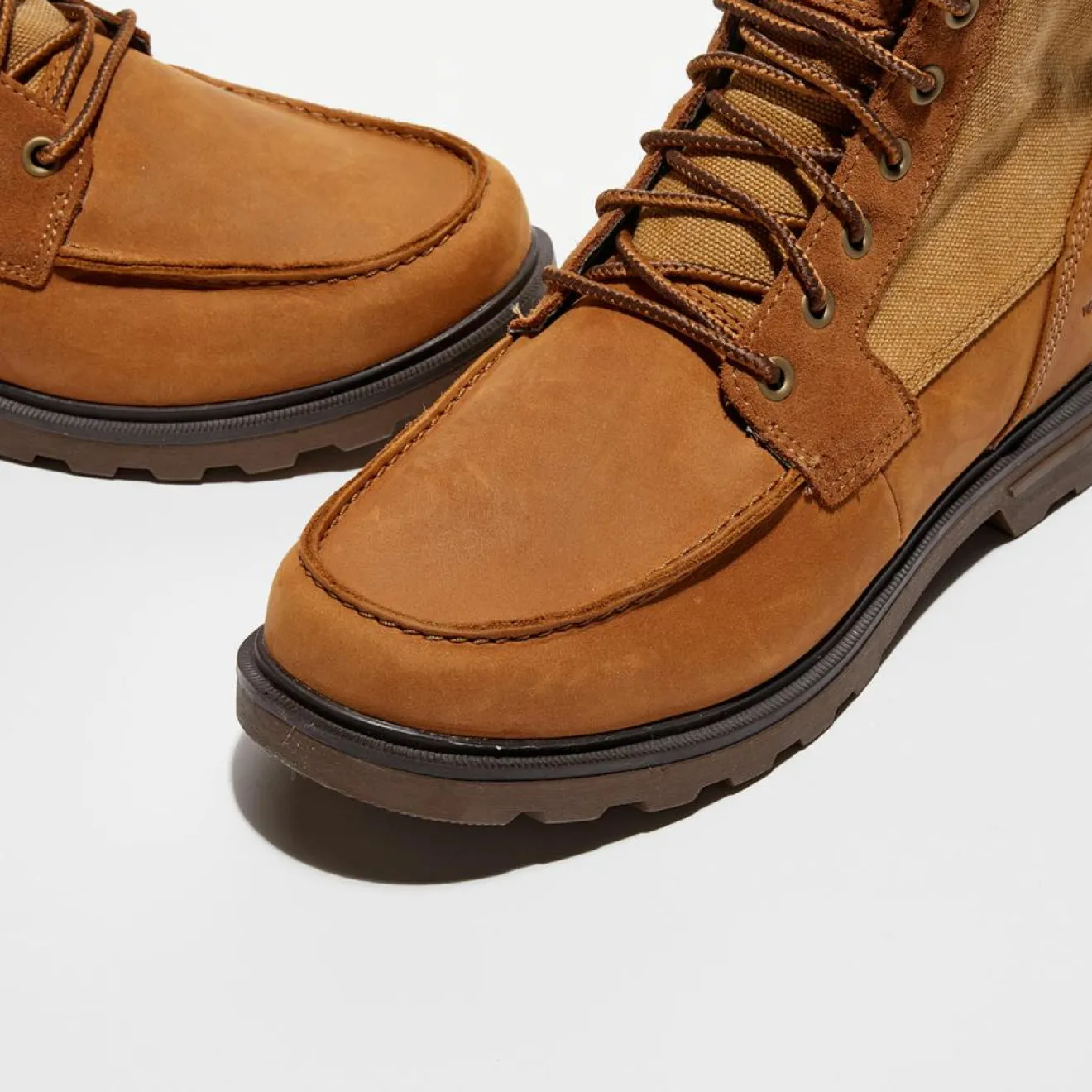 Hot Sorel Boots en Cuir imperméables Carson™Moc marron