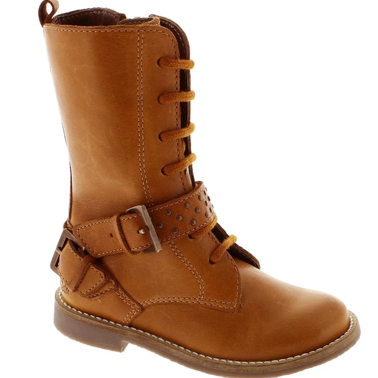 Enfant Aster Boots en Cuir Nikita camel