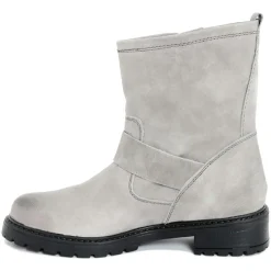 Hot Lab78 Boots en Cuir Pia grises