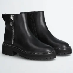 Hot Liu-Jo Boots en Cuir Pink noires