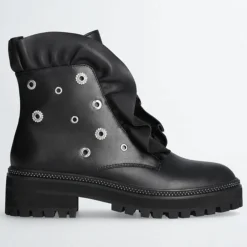 Discount Liu-Jo Boots en Cuir Pink noires