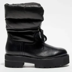 Stuart Weitzman Boots en Cuir Tyler Ultralift noires - Talon 5 cm