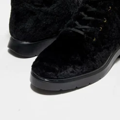 Femme Stuart Weitzman Boots en Peau de Mouton McKenzee Chill noires