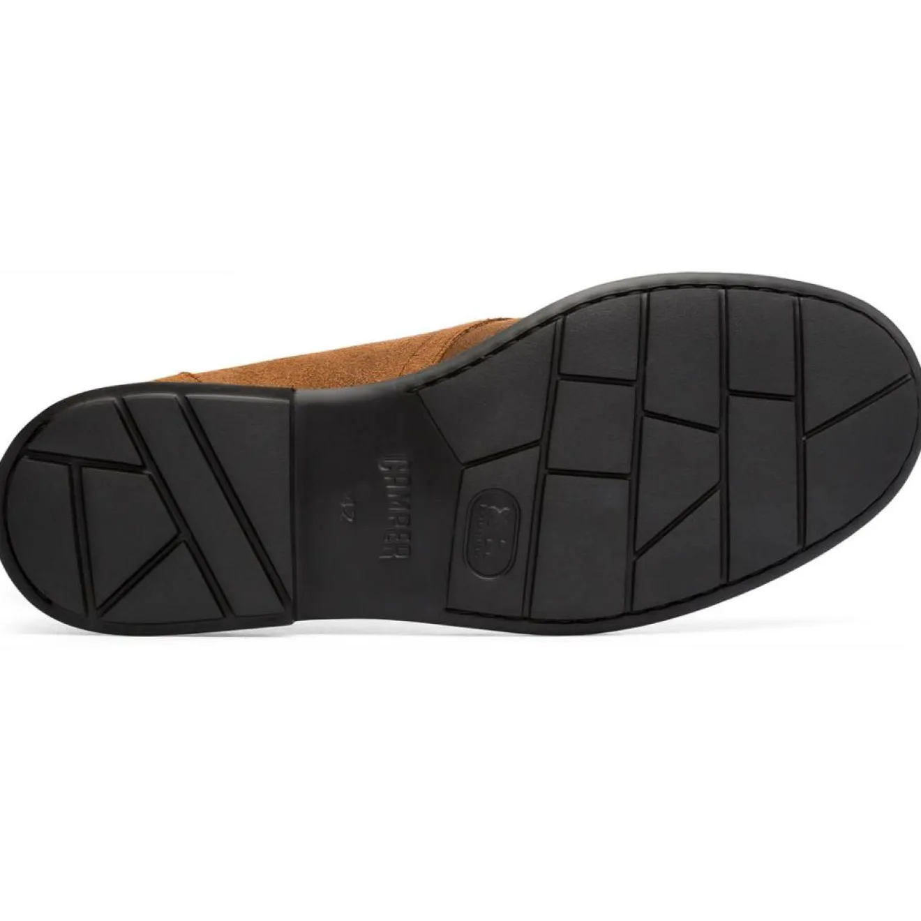 Homme Camper Boots en Velours de Cuir Neuman marron