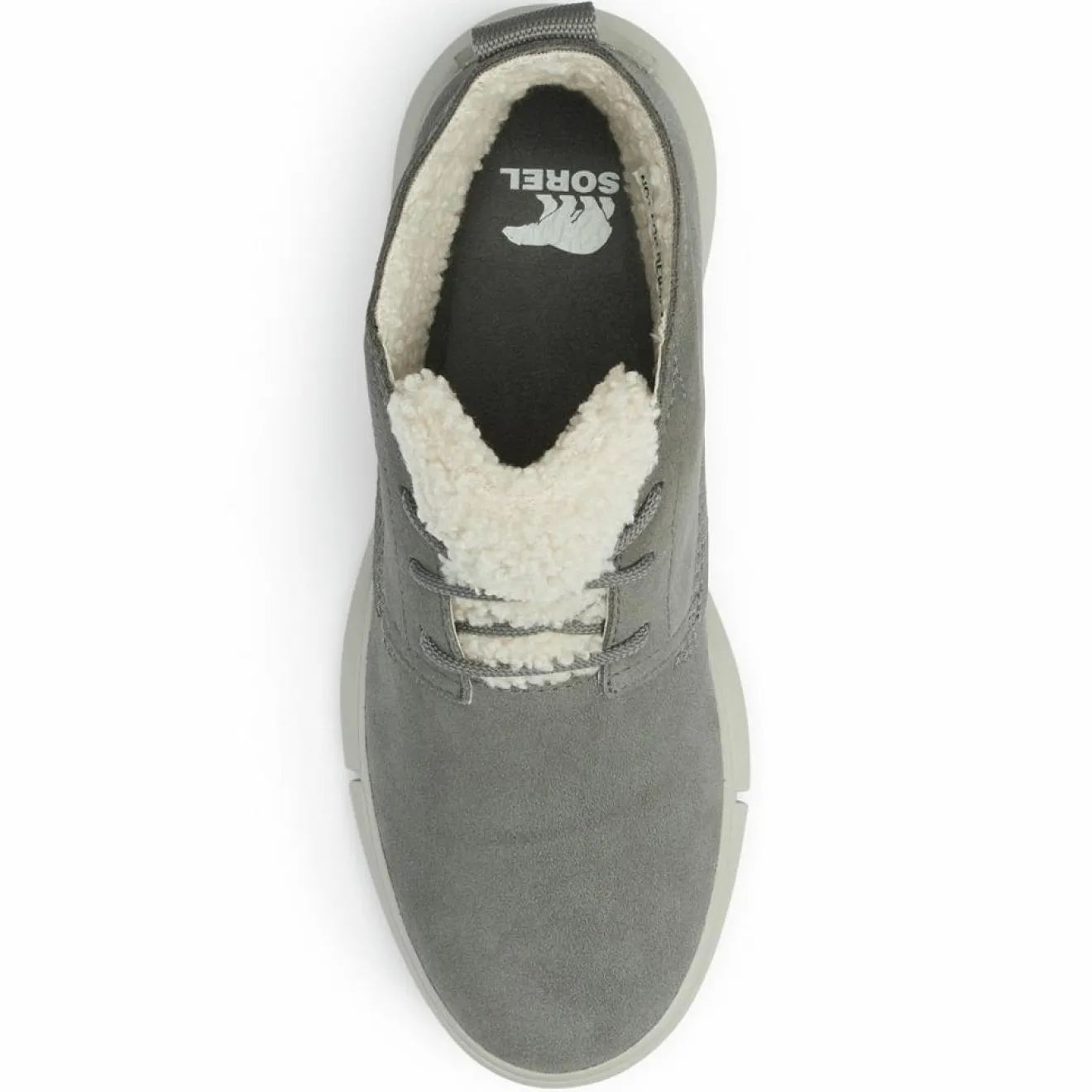 Femme Sorel Boots en Velours de Cuir Explorer Next grises