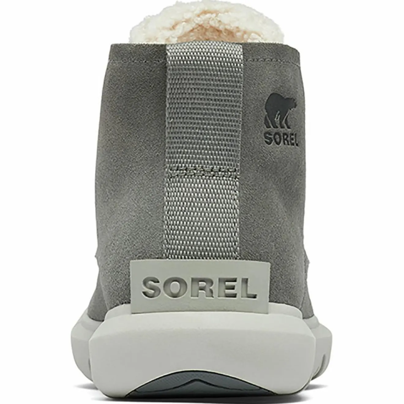 Femme Sorel Boots en Velours de Cuir Explorer Next grises