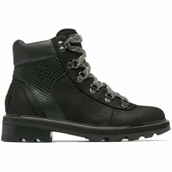 Hot Sorel Boots en Velours de Cuir Lennox noires