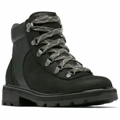 Hot Sorel Boots en Velours de Cuir Lennox noires
