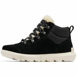 Outlet Sorel Boots en Velours de Cuir Explorer Next noires
