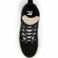 Outlet Sorel Boots en Velours de Cuir Explorer Next noires